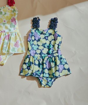  フルーツプリント ワンピース水着