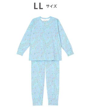  パジャマ　長袖　長ズボン  ルームウエア  綿100%　/ワコール　UDX549