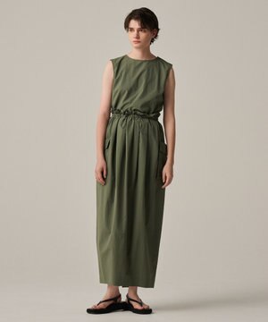 【撥水・洗濯機洗い可】ライトプルーフナイロン スカート（uncrave WHITE）