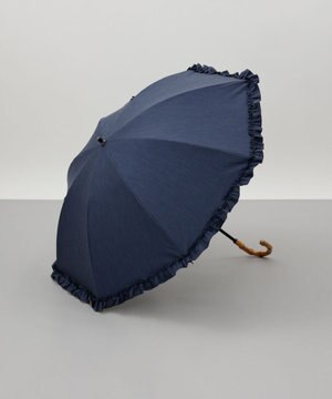  【WEB限定】 サマーシールド フリル晴雨兼用傘（長傘）