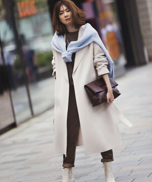 【otonaMUSE掲載】MANTECOリバー ロング コート