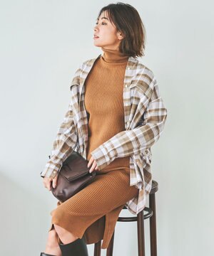 CANCLINIメルトン チェック シャツ