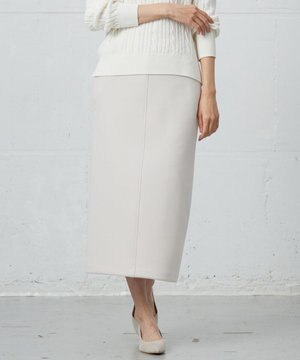  【洗える】ダンボールジャージー ナロー スカート