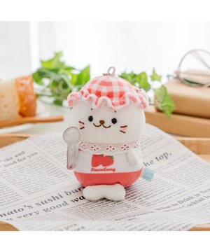  しろたん ジャムキーホルダー 《いちごしろたん》 単品