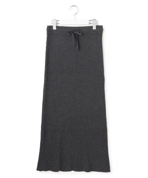  【WOMEN】リブニット タイトスカート