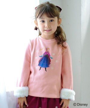  【ディズニー/FROZEN】裏シャギープリントトレーナー