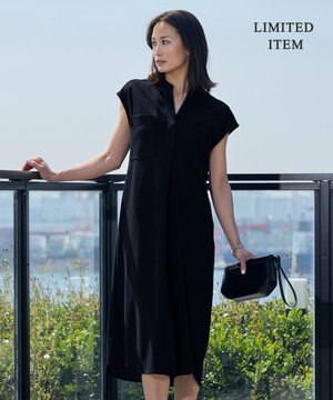  【WEB限定・洗える】ストレッチアムンゼン ワンピース