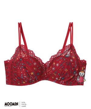  【MOOMIN × une nana cool 】 特別な日以外の364日つけたくなるブラ 364 レース