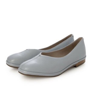  <ing>【WEB限定】【サスティナブル】スクエアトゥVカットフラットパンプス