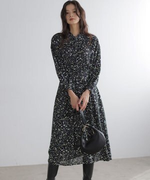  プティフラワープリント ワンピース