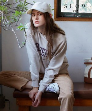 【SLOW】ヴィンテージテリー カレッジ スウェット