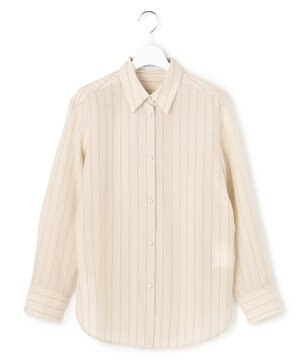  【WEB＆一部店舗限定】PreshrunkCupraStripe シャツ