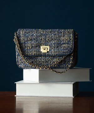 GIOLICA ツイード ショルダーバッグ