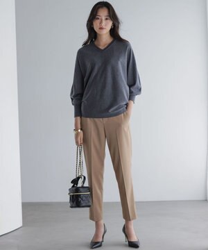  ハンサムツイルテーパード パンツ