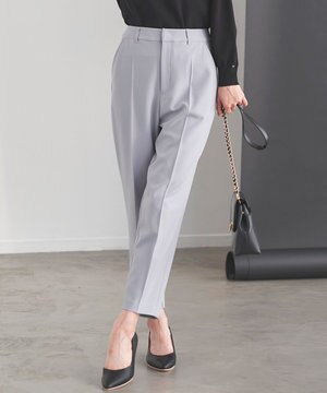  【洗える】褒めらレディテーパード パンツ