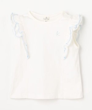  【80-100㎝】 フルールフリルTシャツ