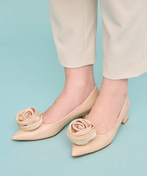 【辻直子さんコラボレーション】コサージュパンプス