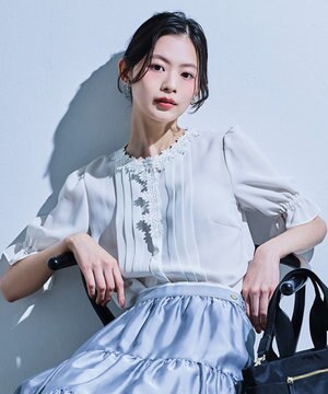  【松木育未さん着用】CHARMING DAISY ブラウス