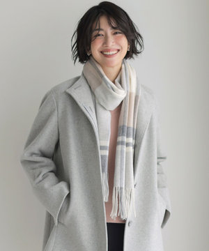 カシミヤチェック マフラー