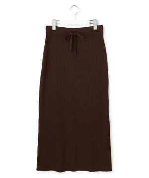  【WOMEN】リブニット タイトスカート