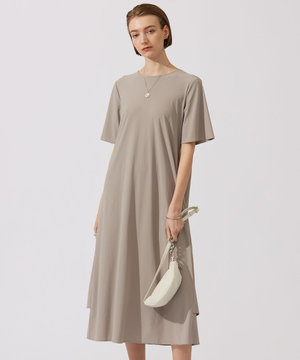 【接触冷感・UVカット・速乾・洗える】マットスキューバ ワンピース