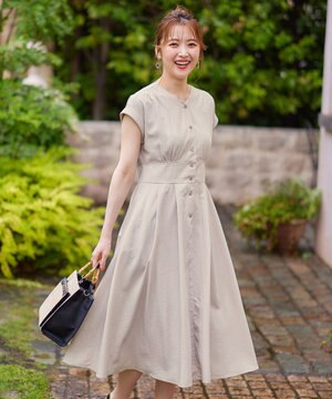 【撥水・UVカット・速乾】ハイウエスト ワンピース