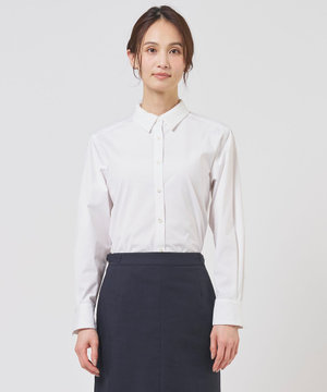 【WEB限定カラーあり・2way】エステネージュ TYPEWRITER STRIPE シャツ