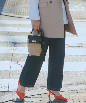  【一部店舗限定】23区DENIM ストレッチ ワイドパンツ