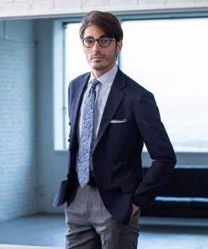  セットアップ対応【防シワ/ストレッチ】ウォッシャブル ウールジャケット(24年モデル)