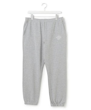  【UNISEX】裏毛ロゴ刺繍スウェットパンツ