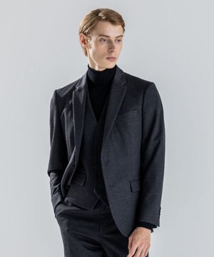 新素材【ストレッチ/セットアップ対応】　クリアドビージャージー 　ジャケット