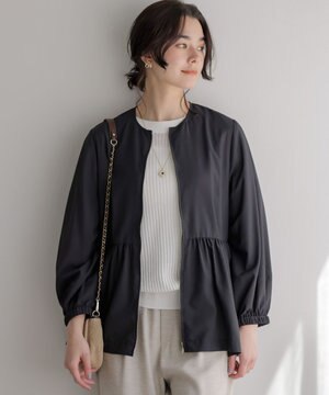  【WEB限定】ソマルティーボイル ペプラムブルゾン