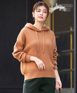 【WEB&一部店舗限定】コットンブレンドメリノウール パーカー