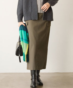  【SLOW/一部店舗限定】ミリタリーボトム カーゴスカート