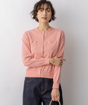  【先行予約】プレミアムビオコットン ポケット カーディガン