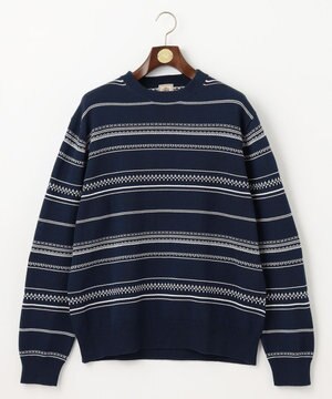  【KING SIZE】ドライコットン フェアアイルニット