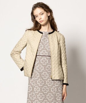  【消臭】CLOVER CARPET キルト中綿ショートコート