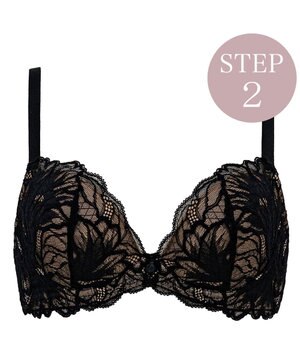  【BRADELIS New York/ 育乳補整ブラ・STEP2 寄せる】ナオミステップ2ブラ24A1