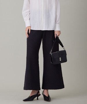  ブークレツイード ニットパンツ