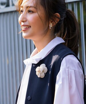 【追加分再入荷！】パールフラワーコサージュ