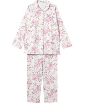 パジャマ 長袖 長ズボン 綿混(本体) あったか レディース EP6016 ウイング/ワコール
