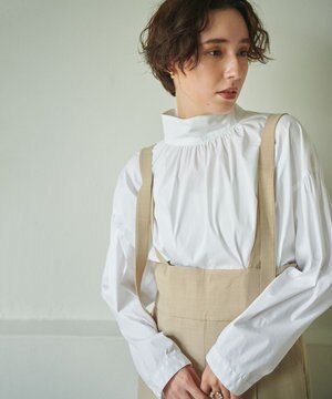 【ANSWER for オフィスワーカー】ハイネックブラウス