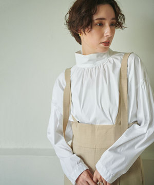 【ANSWER for オフィスワーカー】ハイネックブラウス