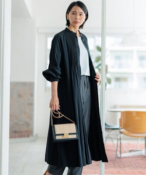  【新色追加/洗える】ヴィンテージライトタフタ ブザム ワンピース