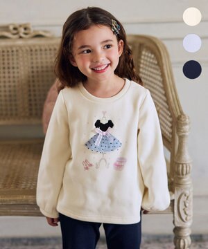  ドレスモチーフ 裏シャギー トレーナー