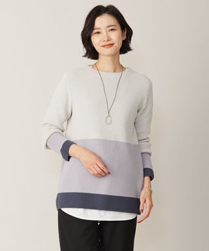 洗える】CLEAR COTTON BLEND ニット ベスト / J.PRESS LADIES S