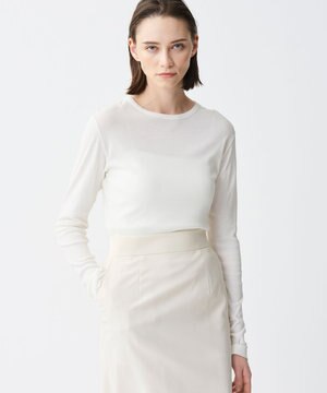 シアー クルーネック カットソー