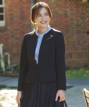 セレモニーダブルクロス クルーカラー ジャケット