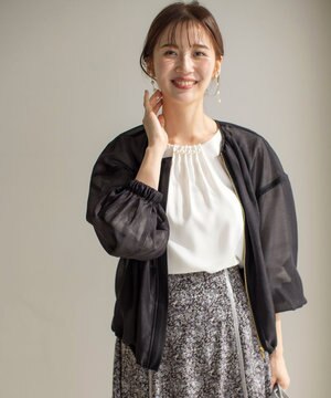  【洗える】ドルマンシアー ブルゾン