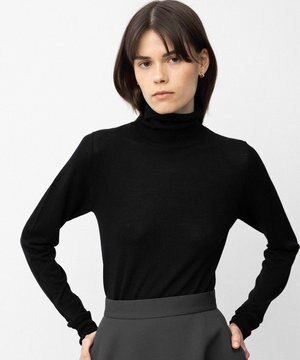 【Nave】リュクスウール タートルネック ニット